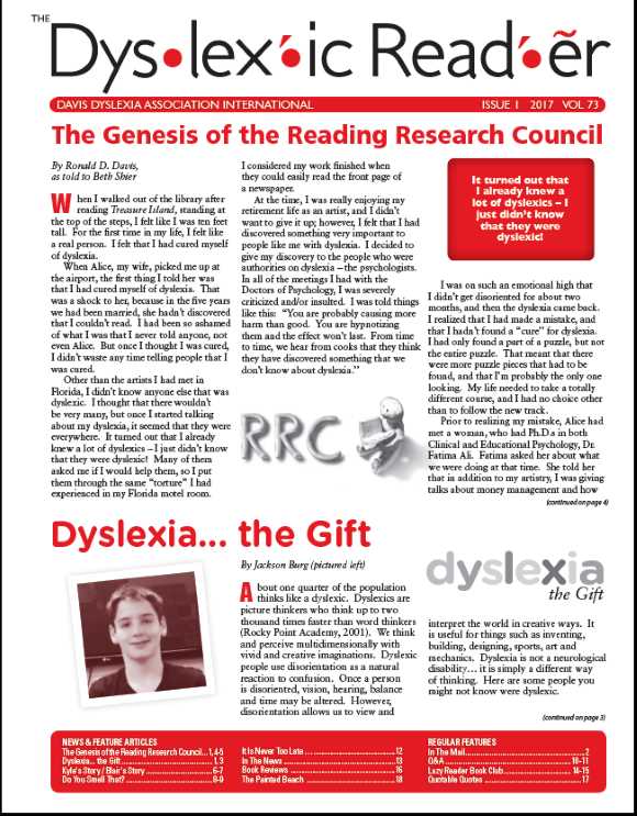 PDF Download The Dyslexic Reader Volume 73 (2017)